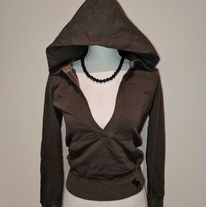 Abercrombie pullover Dark green hoodie
